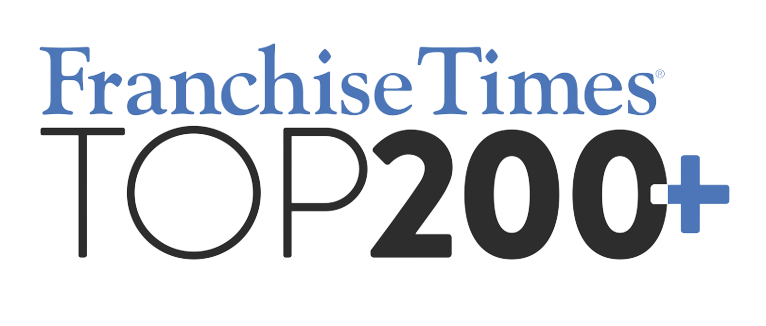 Logo of "franchise times top 200+" in blue and black text with a stylized design featuring a large "top 200+" emphasized.